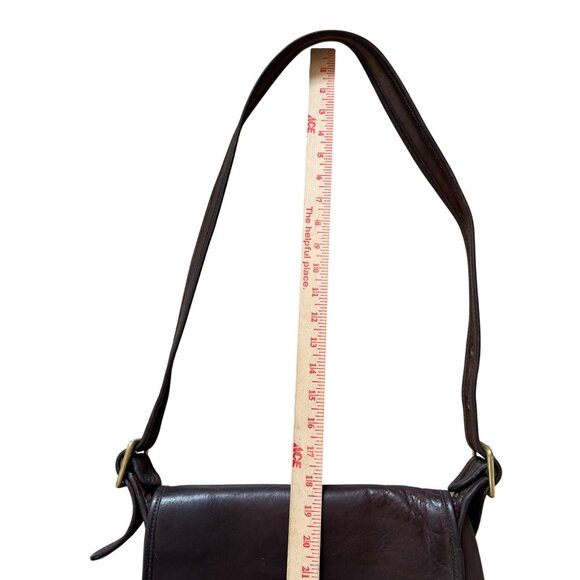 Coach Vintage Patricia's Legacy Cross Body Saddle Flap Bag Serial #9951 - Picture 13 of 15